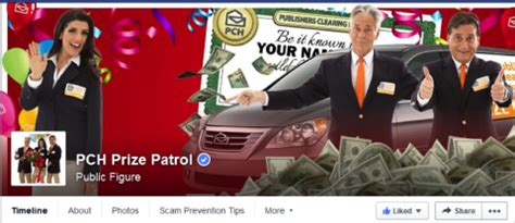 pch prize patrol facebook|prize patrol facebook page.